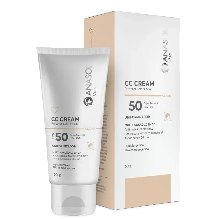 Anasol Cc Cream Facial Claro Fps50 60g