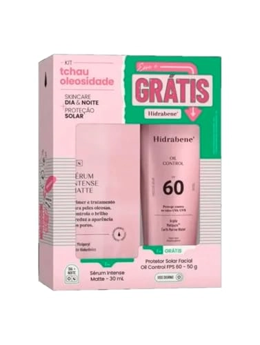 Hidrabene Kit Intense Matte 30ml Oil Control Fps 60 50g