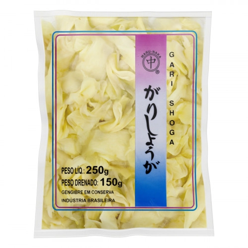 Gari Shoga Em Conserva Maru Naka Pacote 150g