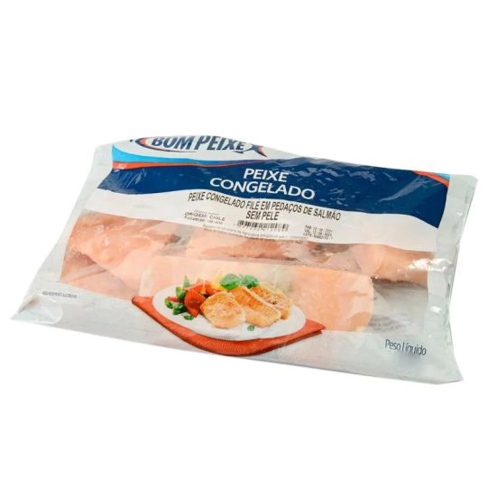 File Salmao Bom Peixe Cong 500g