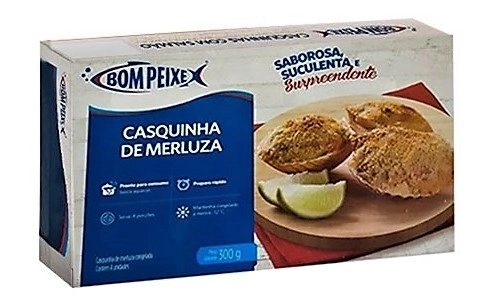 Casquinha Bom Peixe 300g Merluza Cong.