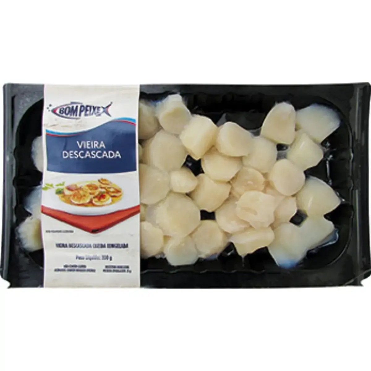 Vieira BOM PEIXE SKIN Congelada 200g