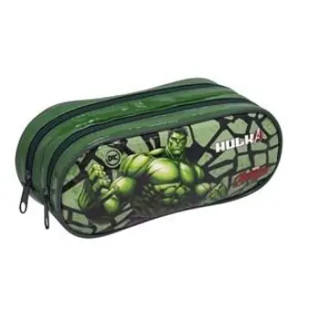 Estojo Duplo Hulk Pvc 202x85x70mm
