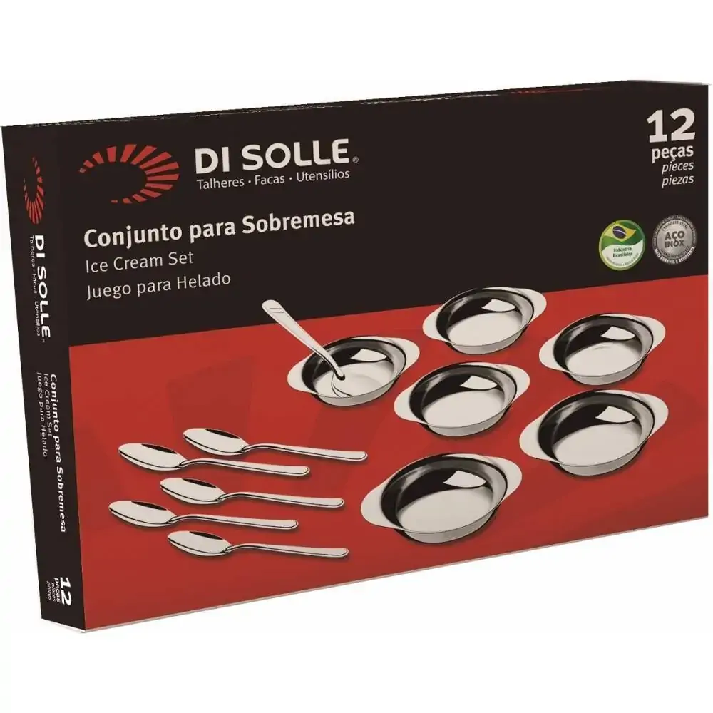 Conj Sobremesa Di Solle 12 Pecas