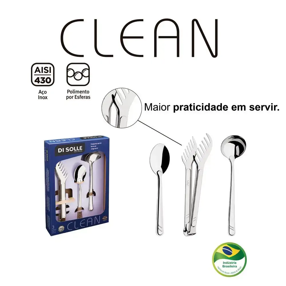 Conjunto Clean 03pcs