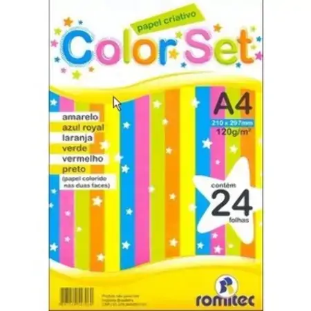 Romitec Color Set A4 24 Pacote