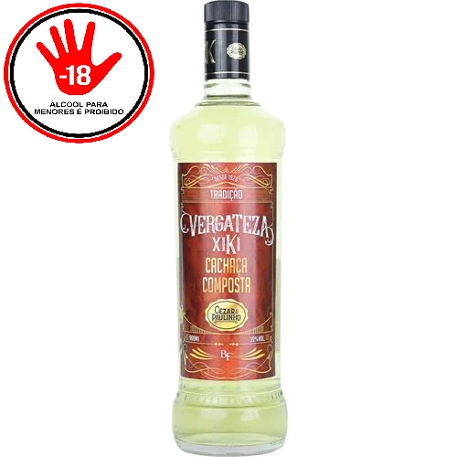 Cachaca Vergateza Xiki 900ml Composta