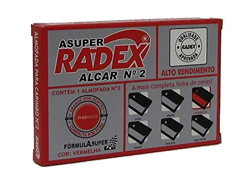 Almofada P/carimbo Radex Vermelho