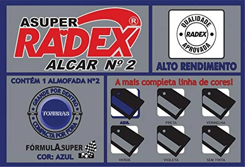 Almofada P/carimbo Radex Az
