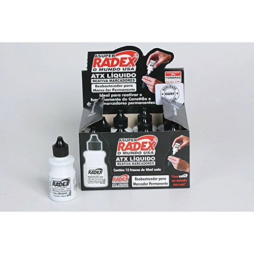 Tinta Radex Asuper P/carimbo Preta 40m