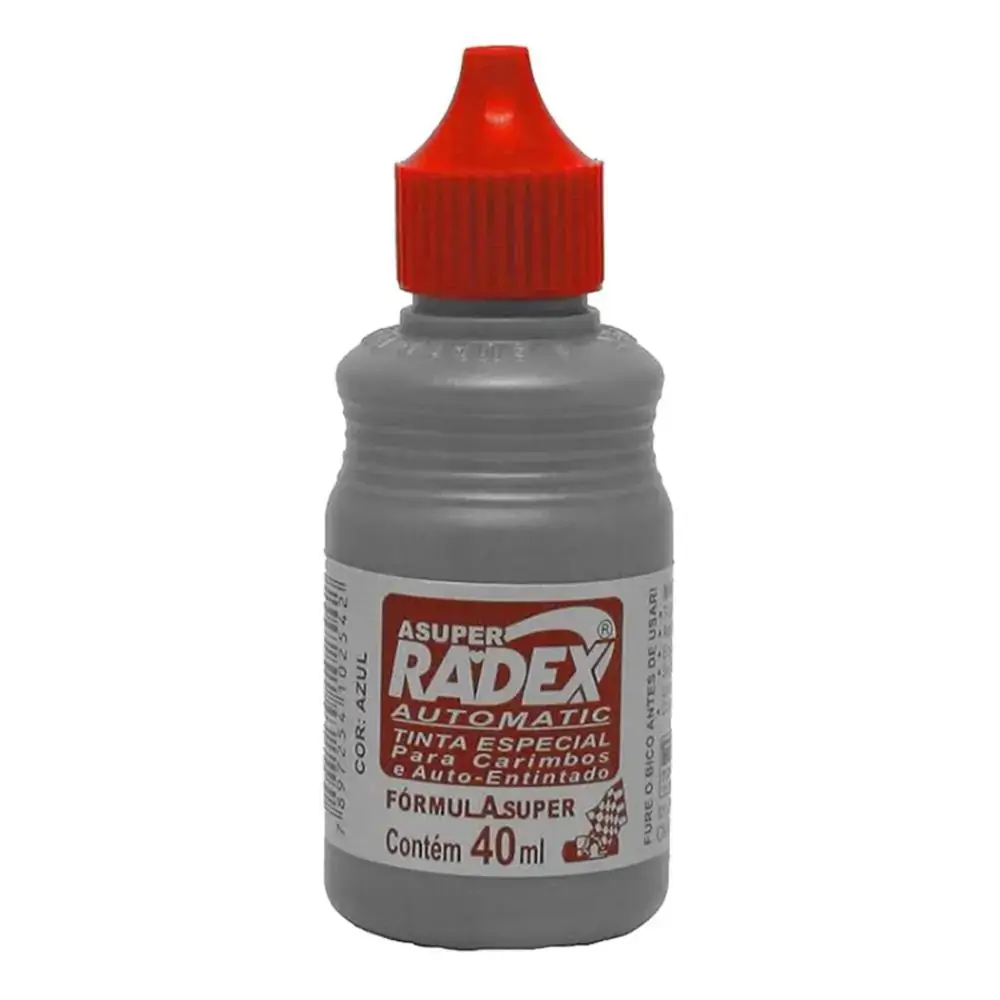 Tinta Carimbo Vermelha Automatic Radex