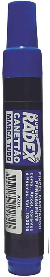 Marcador Perm Radex Azul Rf 288