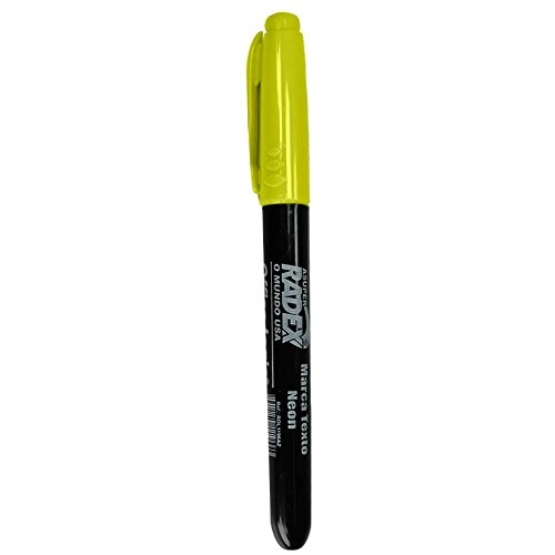 Caneta Marca Texto Amarelo Rol1153