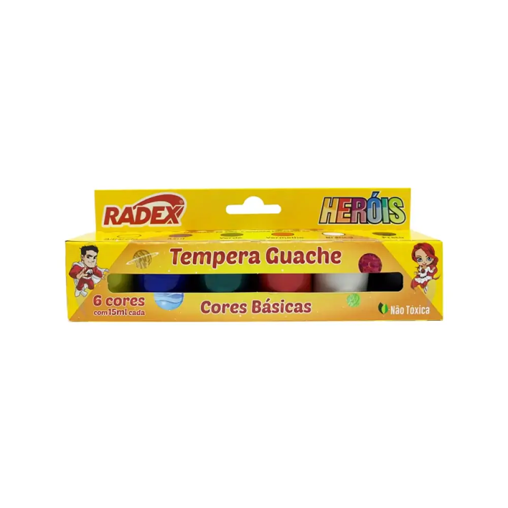 Tinta Guache Herois 15ml 6und