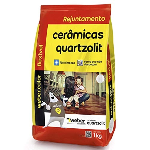 Rejunte Flex Quartzolit Branco 1kg