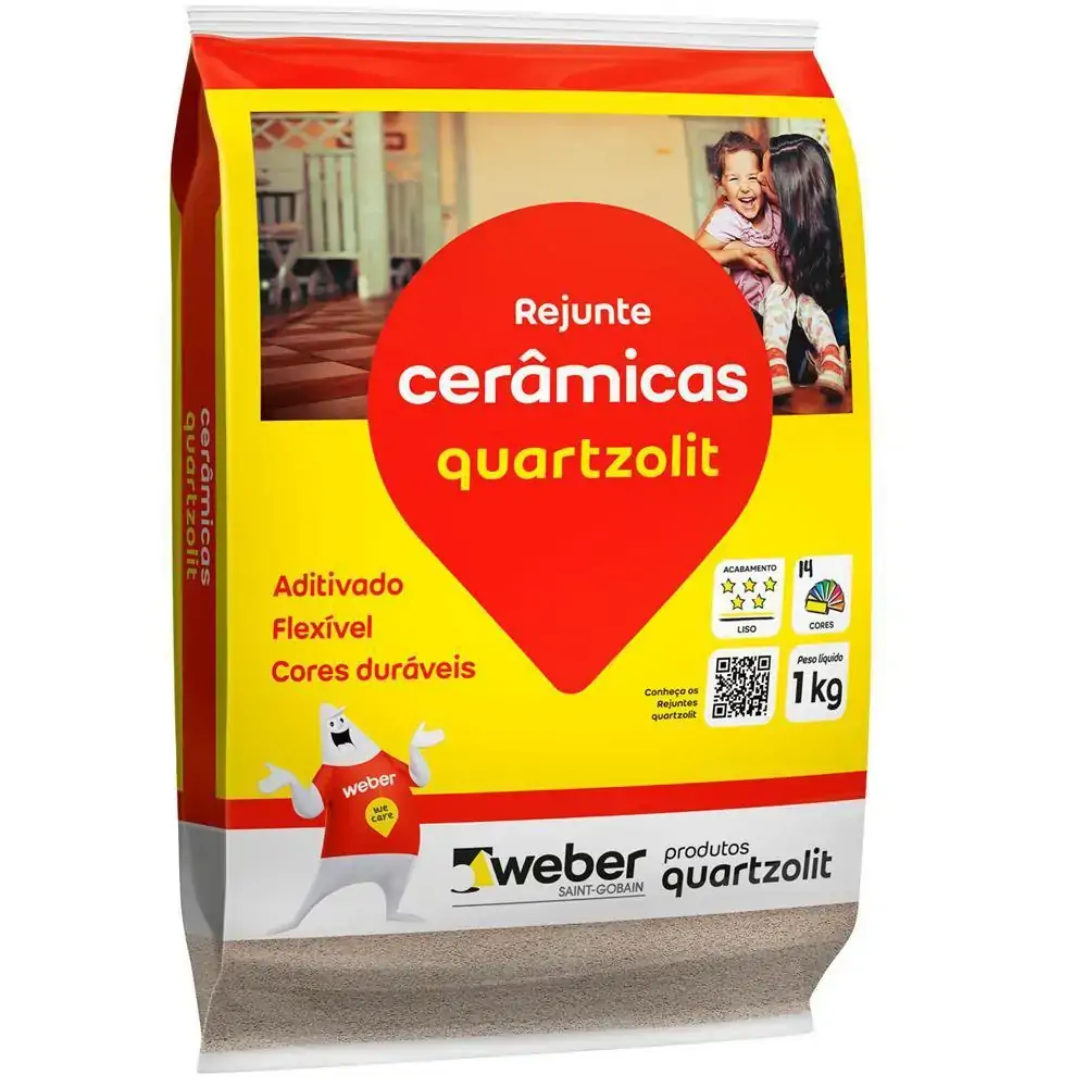 Rejunte Aditivado Flexível Marrom Tabaco 1kg