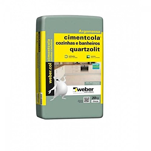 Argamassa Colante Cimentcola Cozinha E Banheiros Cinza 20kg