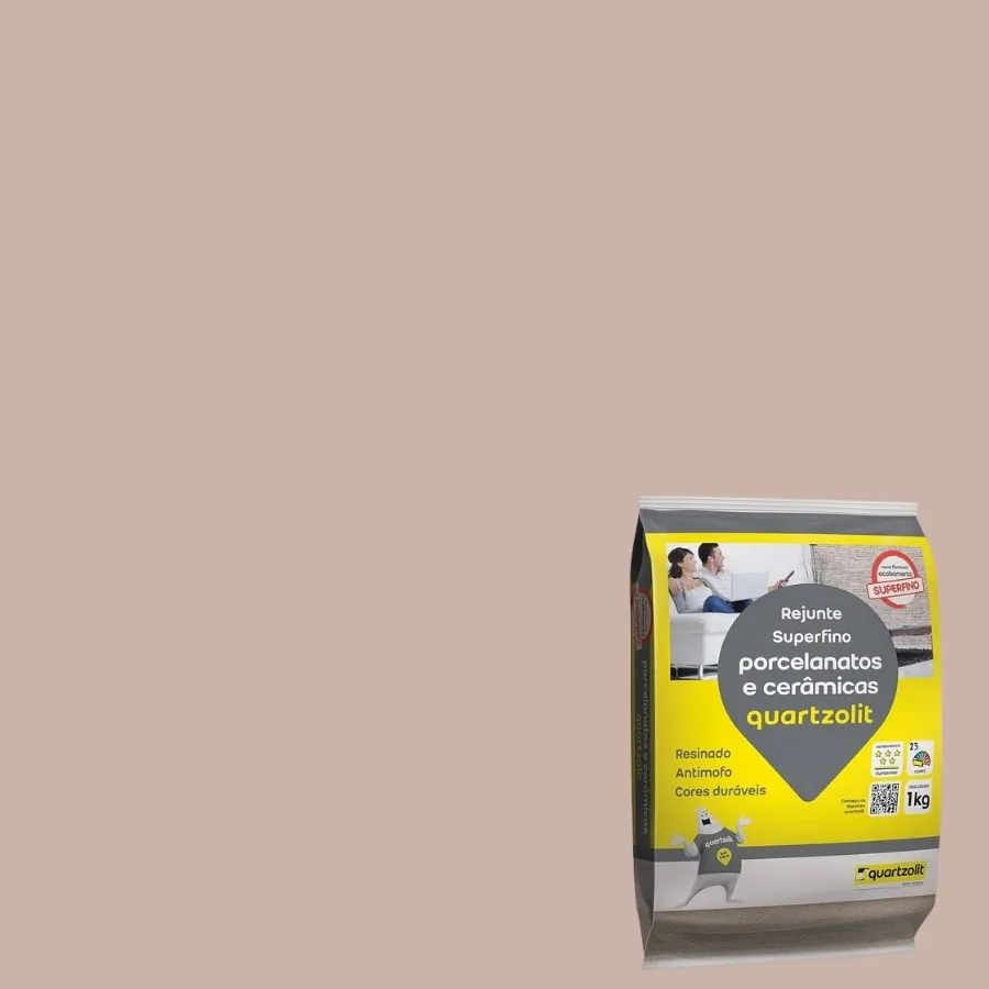 Rejunte Superfino Porcelanatos E Cerâmicos 1kg - Marrom Tabaco