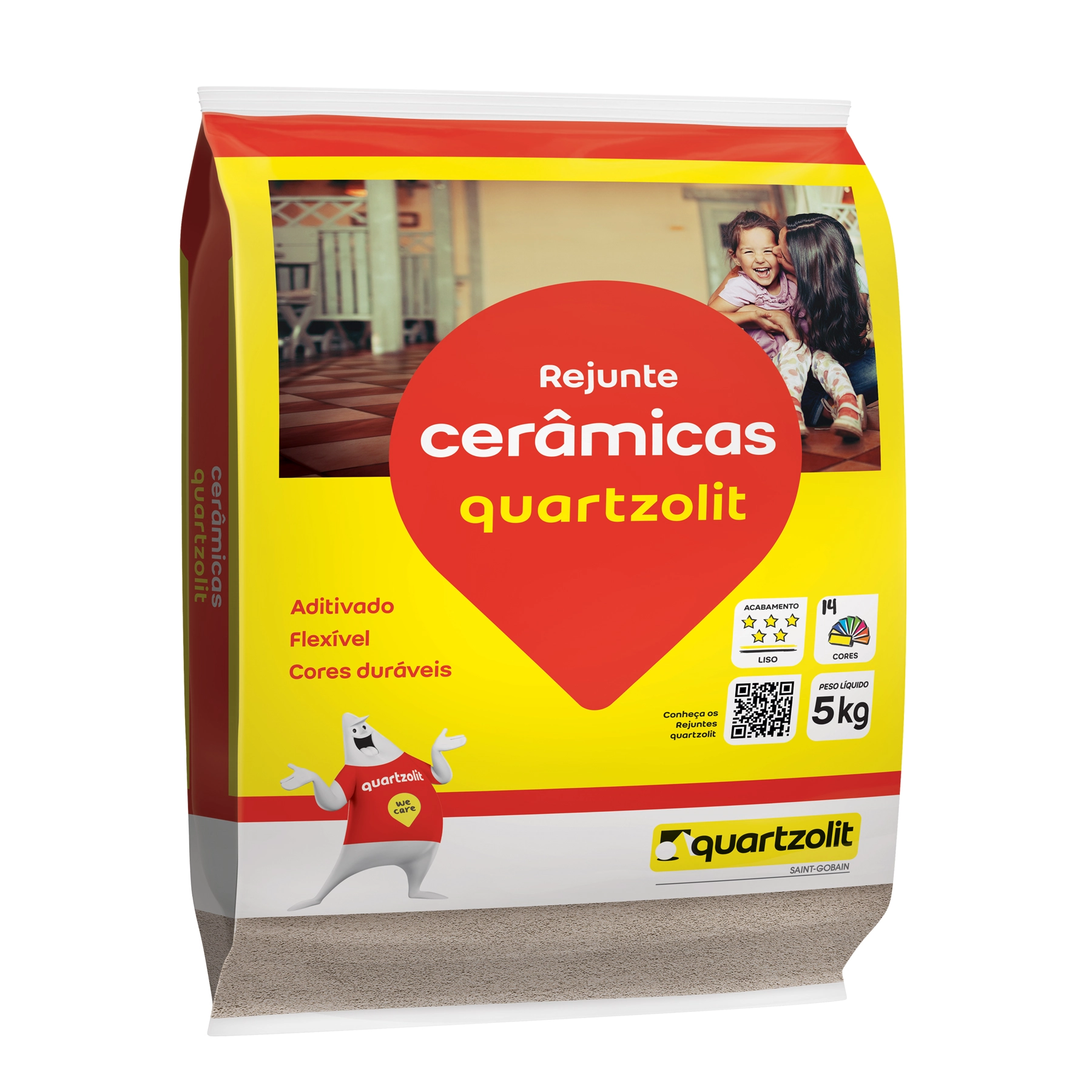 Rejunte Cerâmico Corda 5 Kg Quartzolit