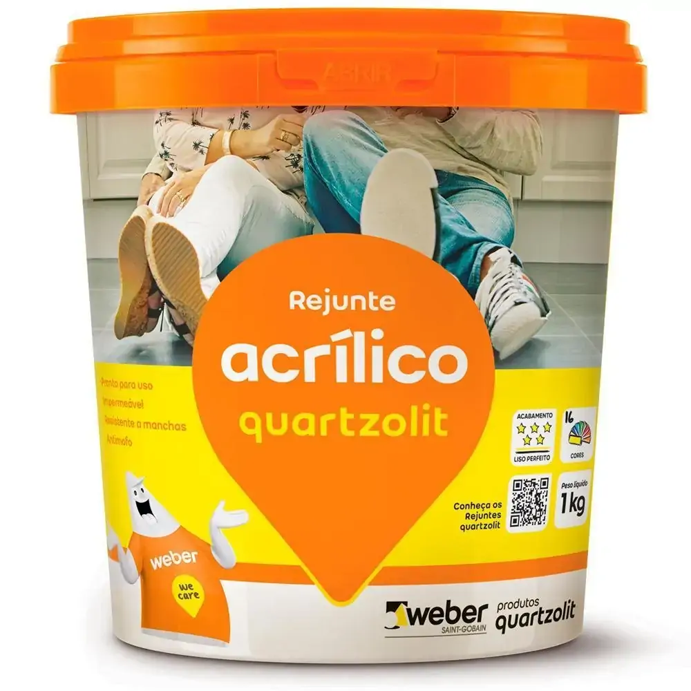 Rejunte Acrílico Cinza Ártico 1kg