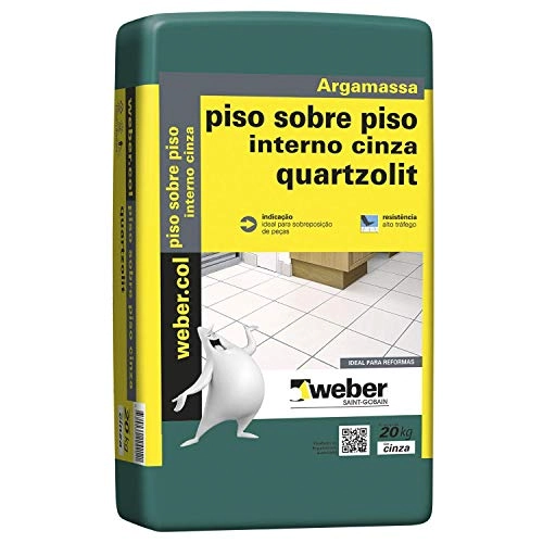 Argamassa Colante Piso Sobre Piso Interno Cinza 20kg