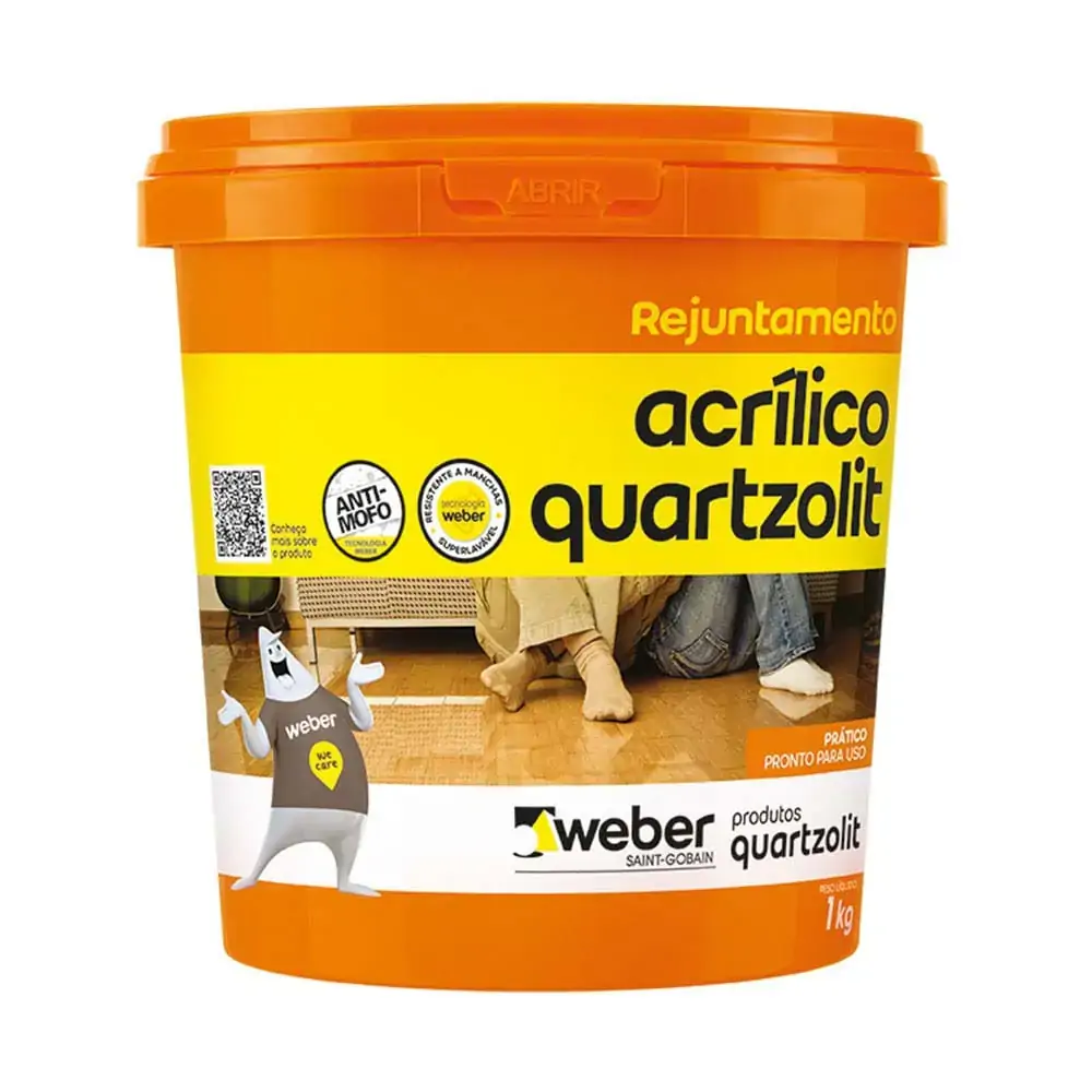 REJUNTE ACRILICO QUARTZOLIT POTE 1KG PALHA