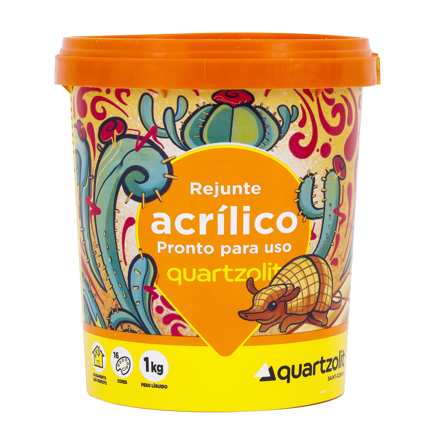 Rejunte Acrílico Marrom Café 1 Kg Quartzolit
