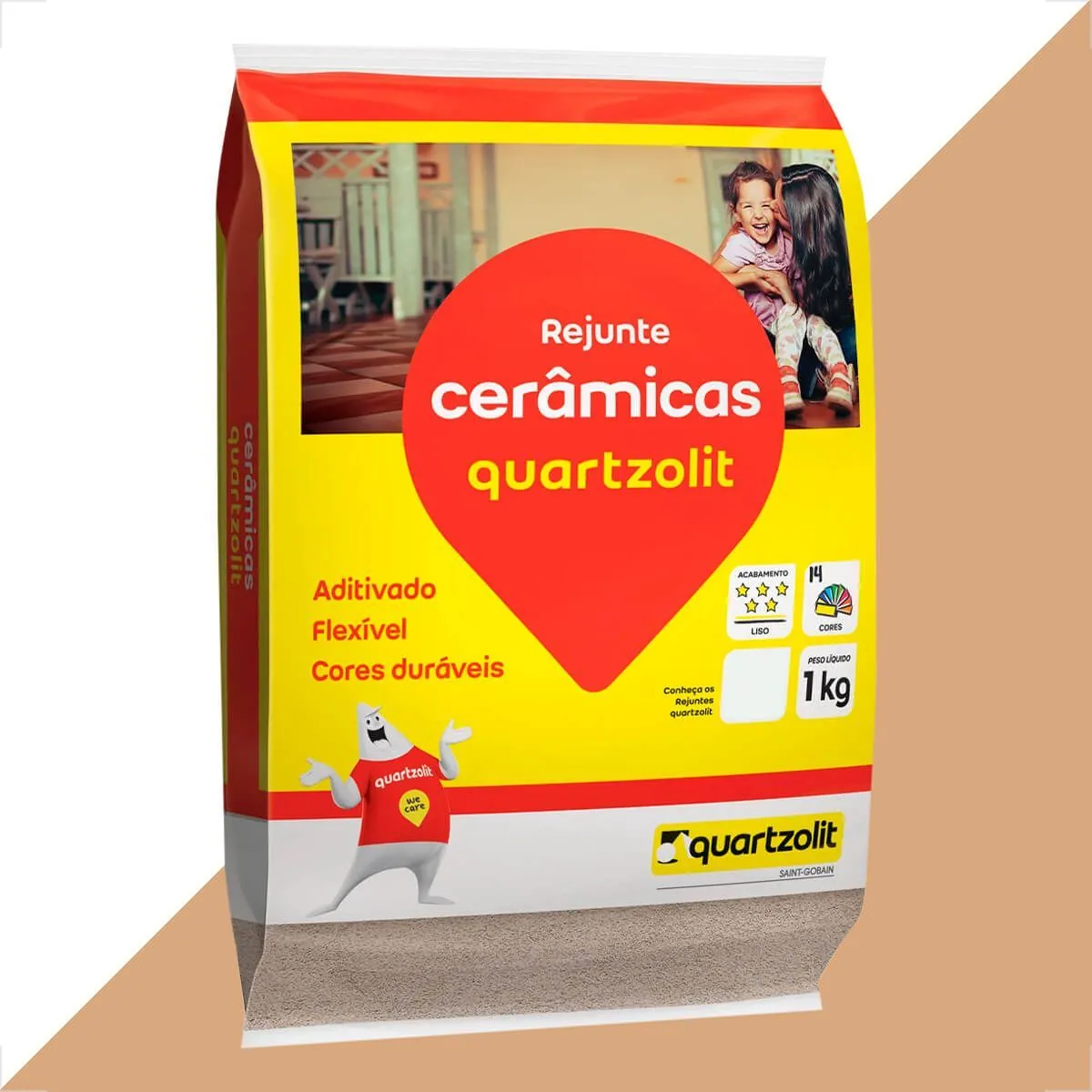 Rejunte Quartzolit 1kg Caramelo Flexivel