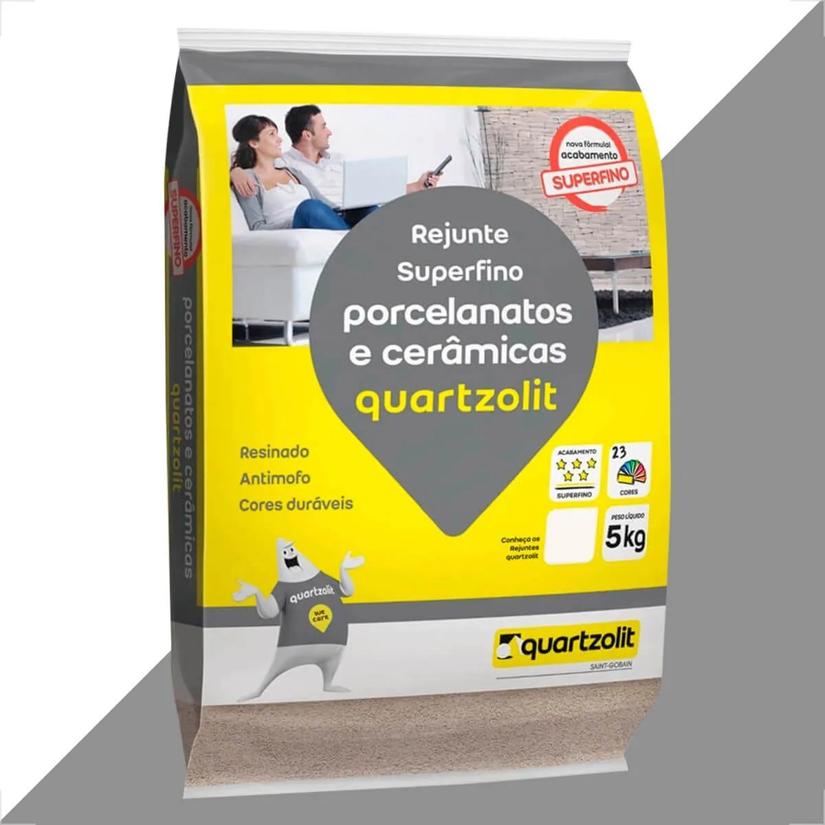 Rejunte Pmg 5kg Cinza Artico Quartzolit