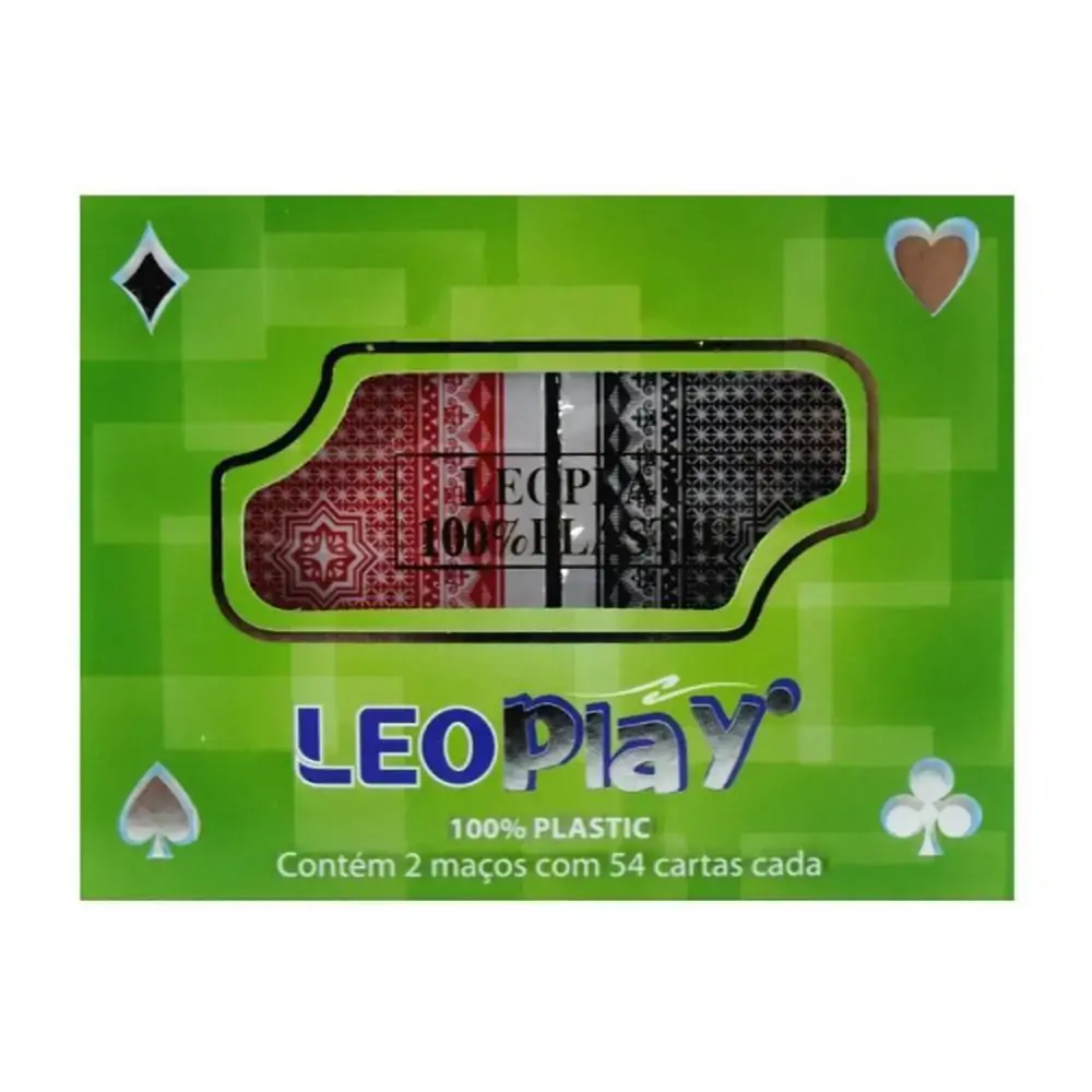 Baralho Plastico 2un Leoplay