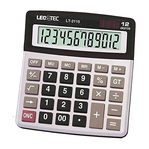 Calculadora De Mesa Leotec 12 Dig