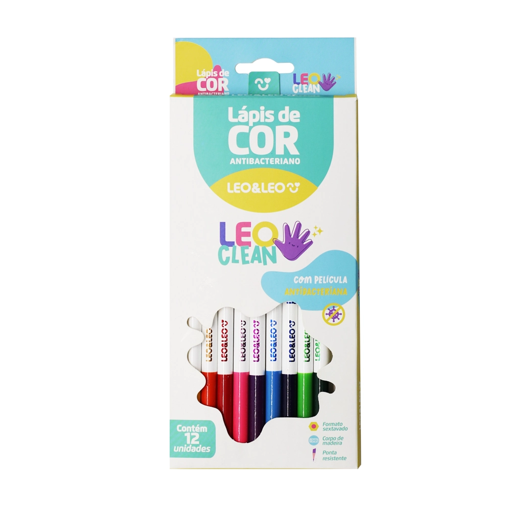 Lapis De Cor Leonora 12 Cores Leoclean