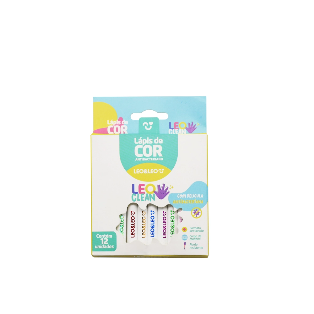 Lapis De Cor Leonora Mini 12 Cores Leoclean
