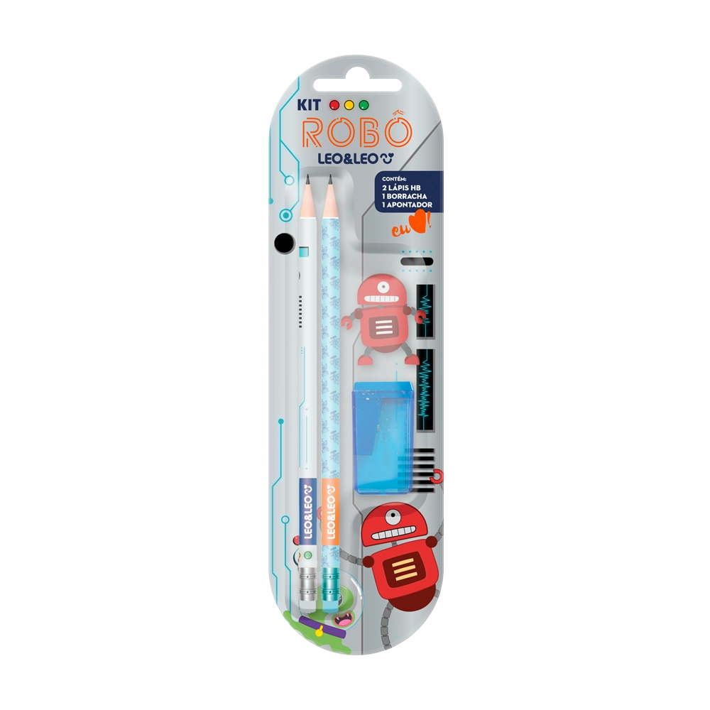 Kit Lapis Leonora Robo 2lapis Apont Bor