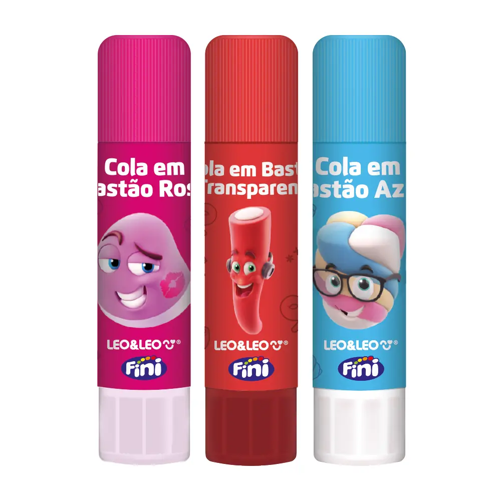 Cola Bastao Fini Colorida 10g 10345 Leonora