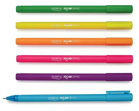 Caneta Gel Rainbow Colorida 0.7 97935 Leonora