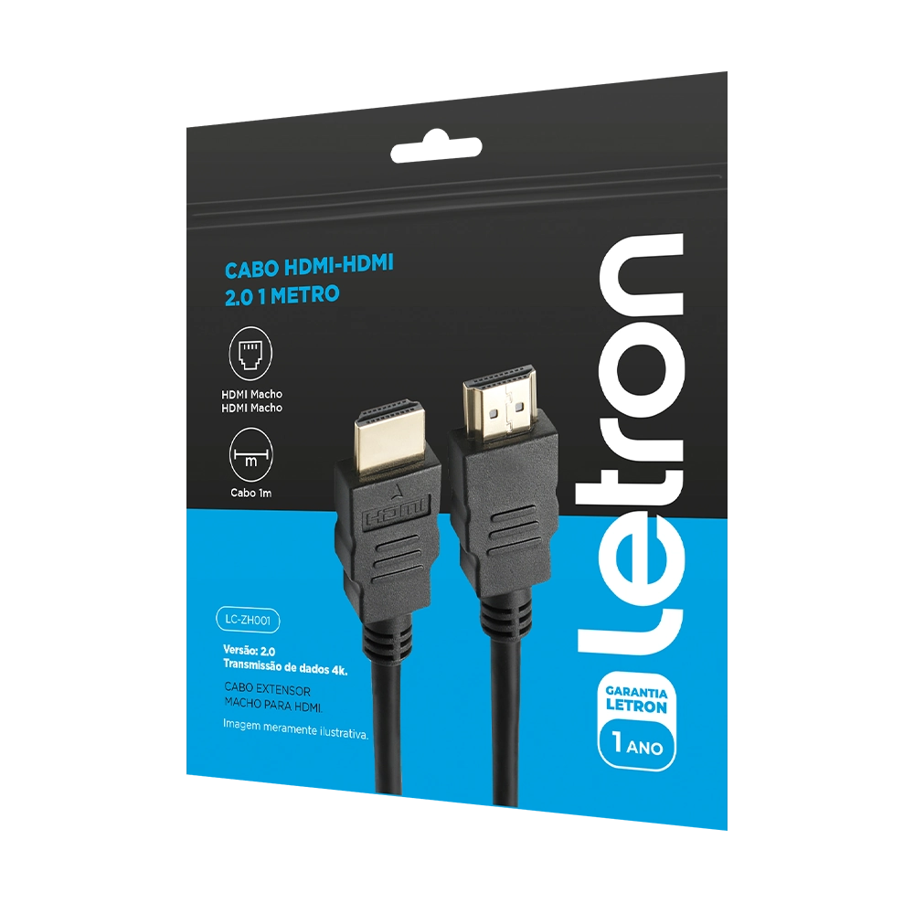 Cabo Hdmi Macho 1m Letron 74386 Leonora
