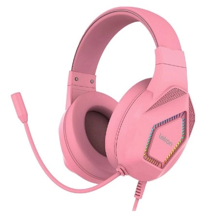 Headset Gamer Play On Rosa Rgb Letron Cod.74451