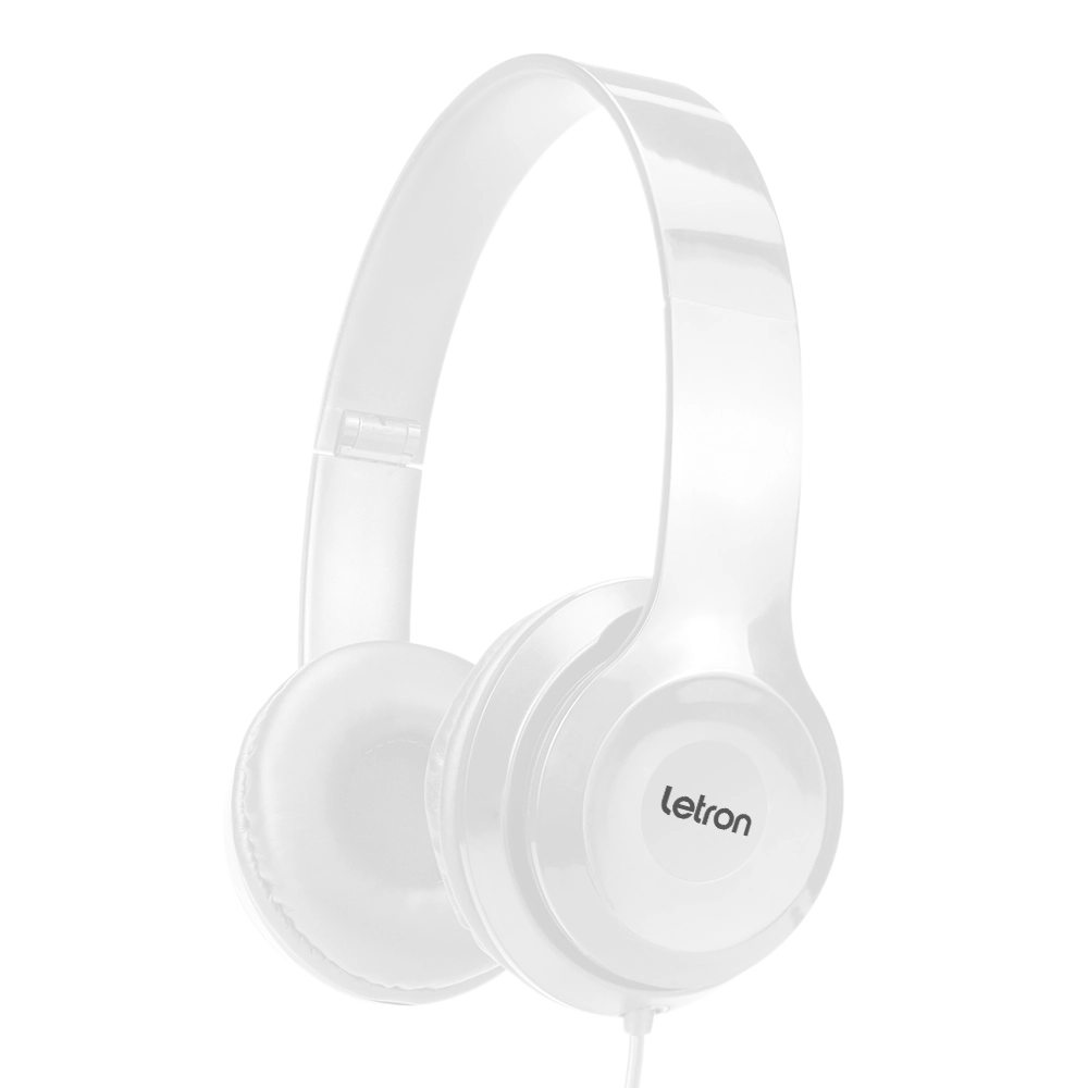 Headphone Wire Fio Letron Branco 74476 Leonora