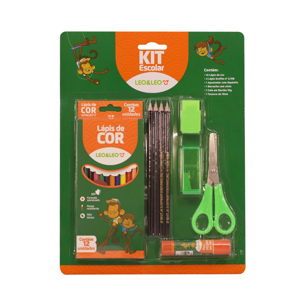Kit Escolar Leo C/20 Pcs