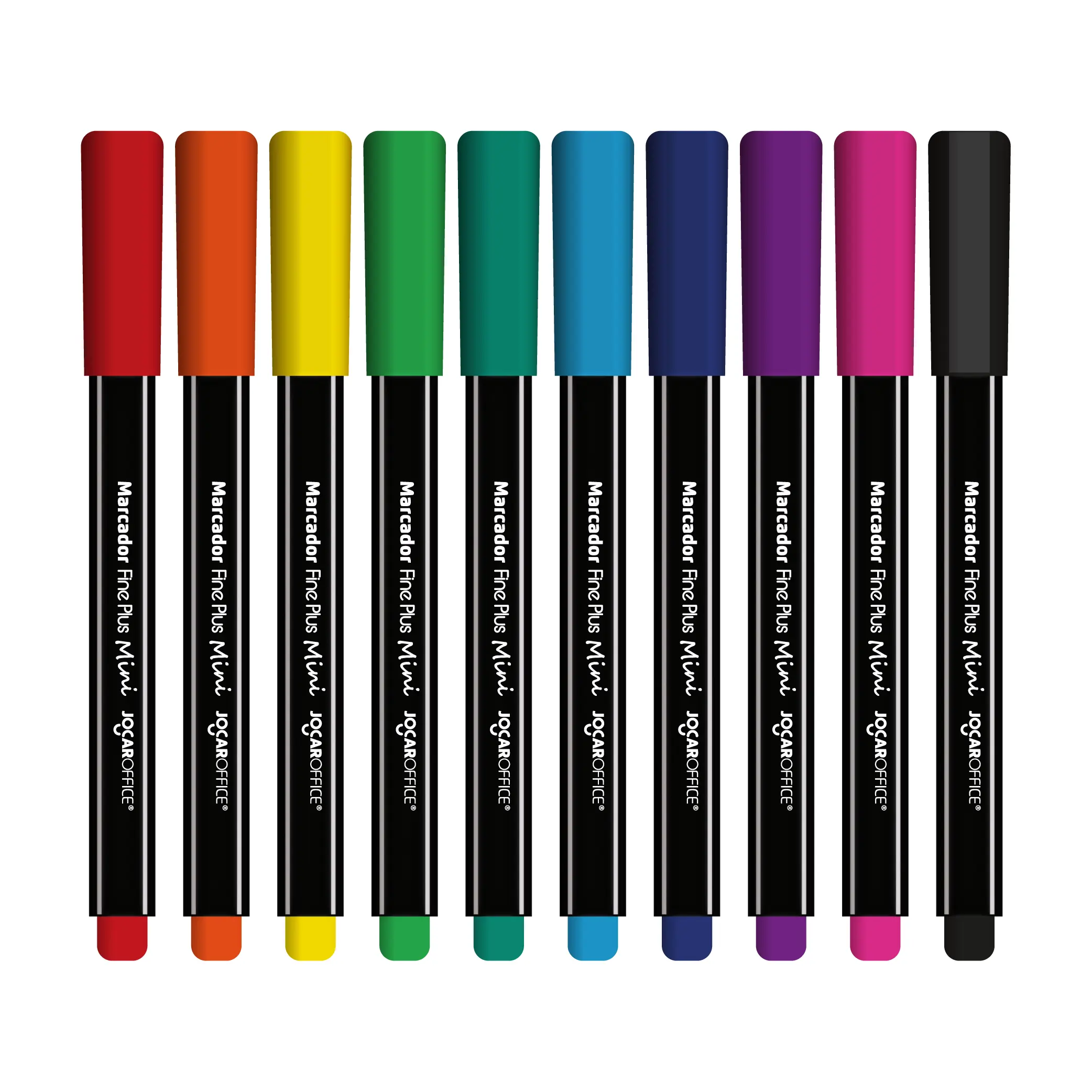 Mini Marcador 10 Coresfineliner Carbon 0.4 10247 Leonora