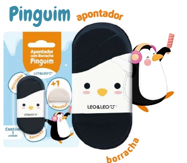 Apontador Deposito Borracha Pet Blister 73010 Leonora