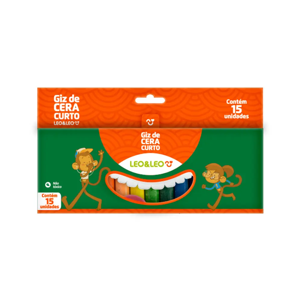 Giz De Cera Leon Curto C/15