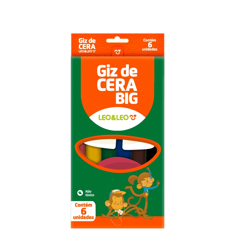 Giz De Cera Leon Big C/6