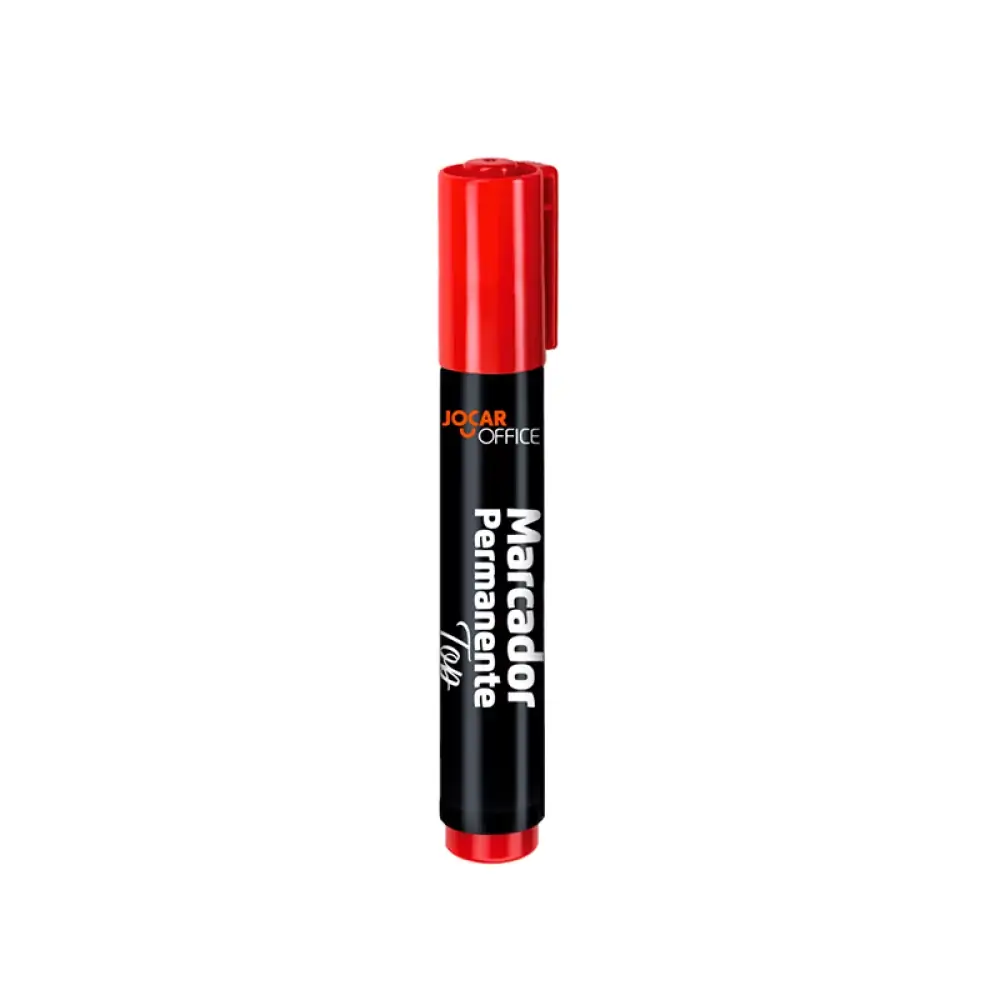Marcador Permanente Vermelho Leo