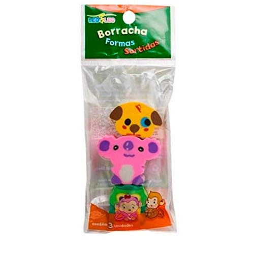 Borracha Leo E Leo C/3 Formas Sortidas