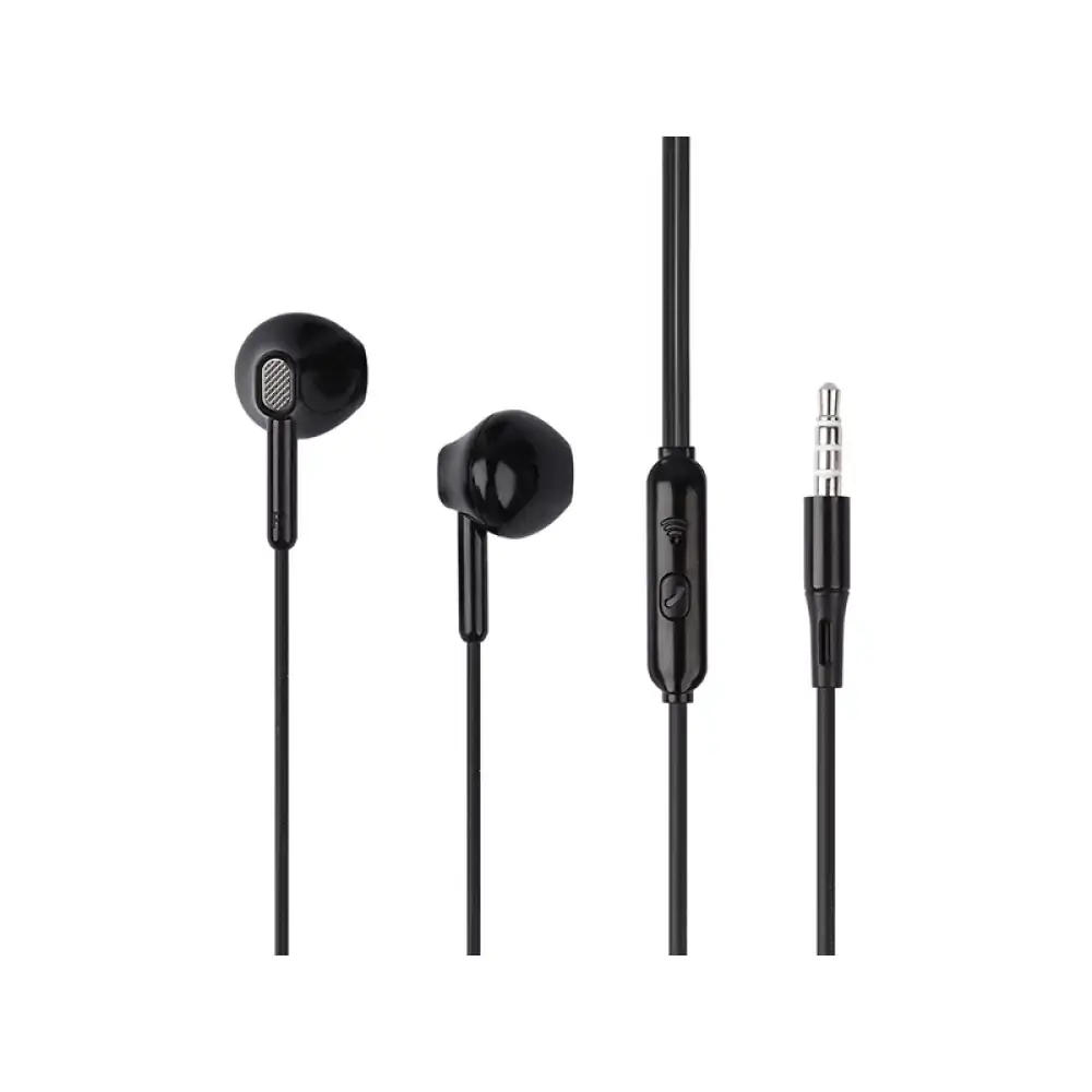 Fone Ouvido C Microfone Intra Auricular H26 Preto 74642 Leonora