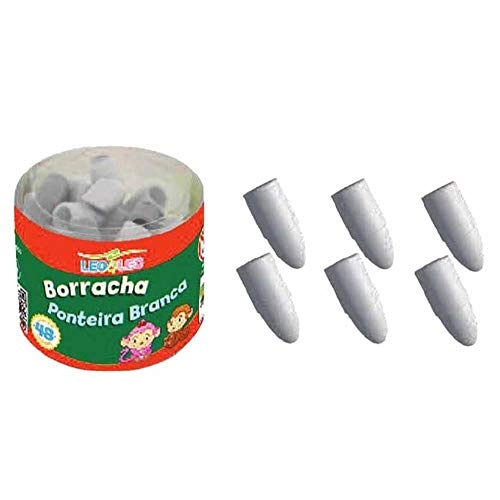 Borracha Ponteira Branca Leo L