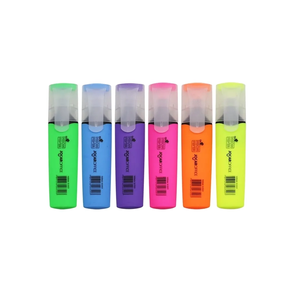 Marca Texto Neon Fever Display C/24 Unidades Jocar Office