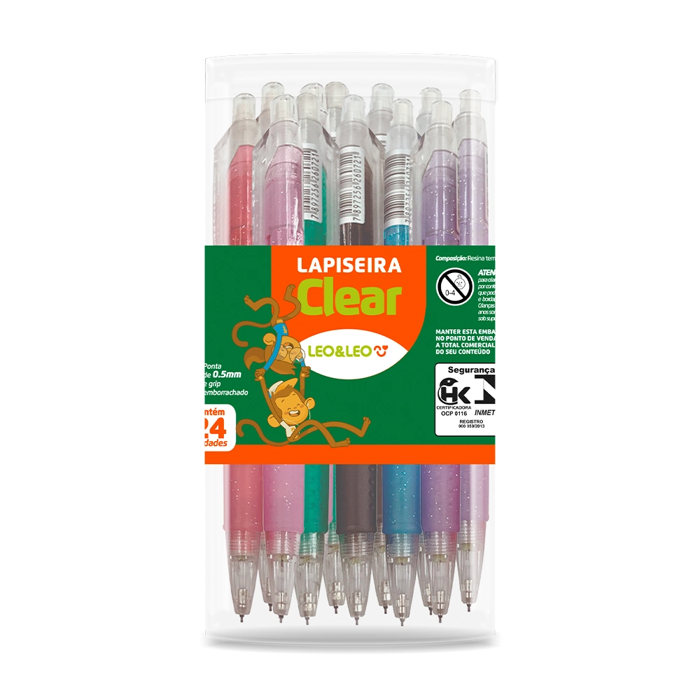 Lapiseira Clear Grip 0.7 Leoeleo 1